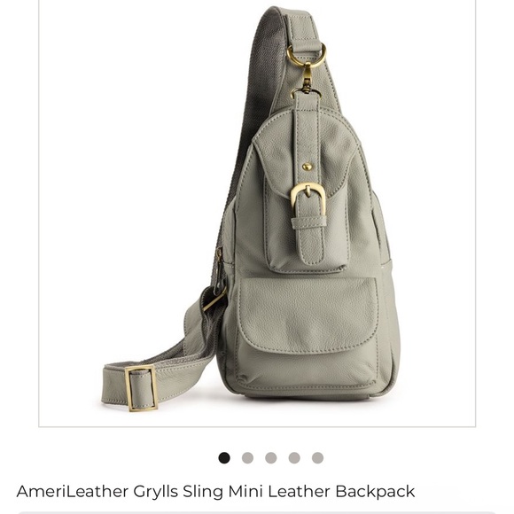 amerileather grylls petite cowhide leather multi pocket sling backpack Purse (#707-012457) Red trend cross body bag pulls off what so many sling bags cant Amerileather | Bags | Amerileather